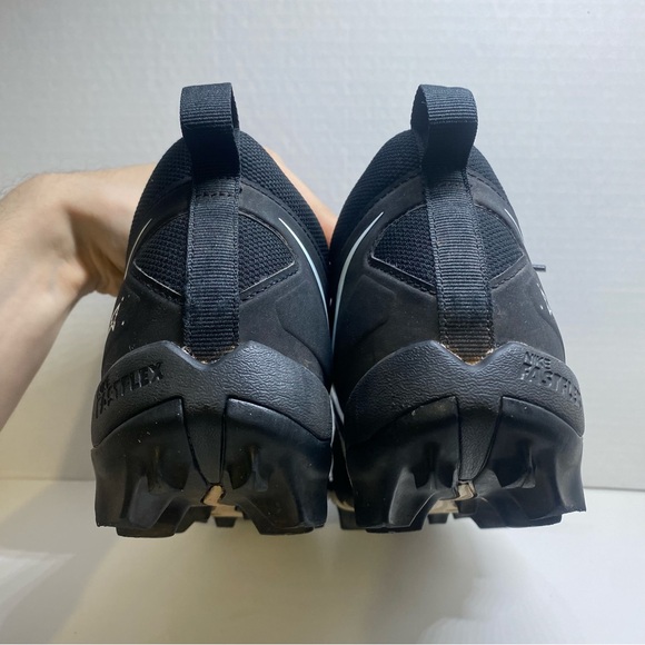 Nike Alpha Fast Flex Size 8.5 Black White Football Cleats - Picture 5 of 9